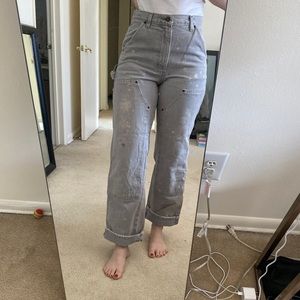 BDG High Waisted Carpenter Jeans Size 27